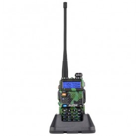 BAOFENG 1.5" LCD 5W 136~174MHz / 400~520MHz Dual Band Walkie Talkie with 1-LED Flashlight Camouflage Color